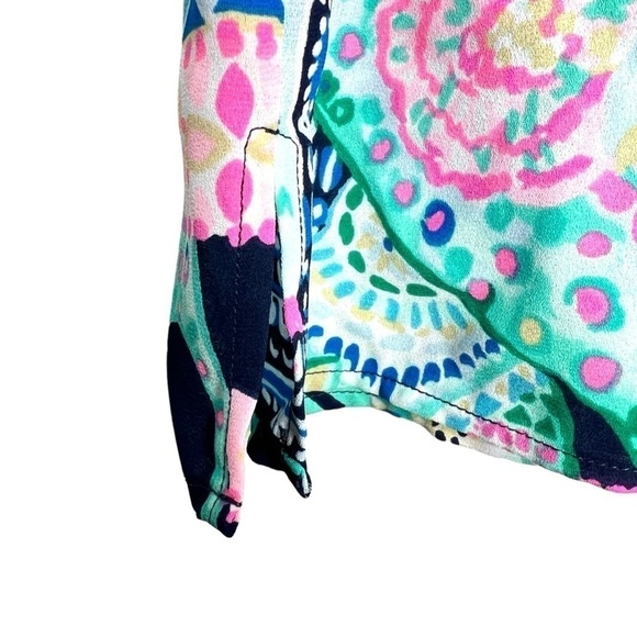 Lilly Pulitzer Talisa Top Lookin Sharp Multi Size XS NEW - Picture 9 of 12